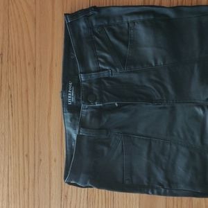 Liverpool LA the High-Rise Ankle black faux leather pants, 0/25